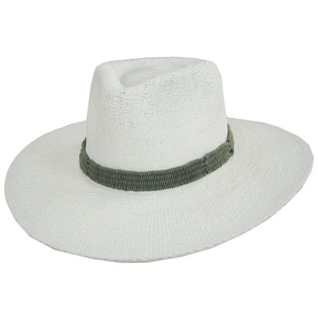 Nikki Beach Sahara Toyo Straw Fedora Hat