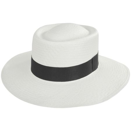 Mens Wide Brim Large Sun Hat Mens Fashionable Panama Bucket Style