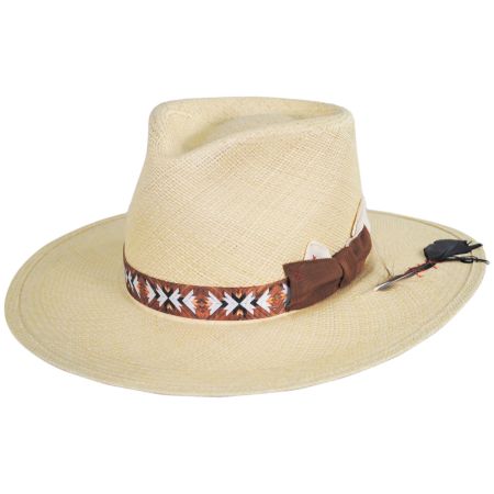 Foss Panama Straw Fedora Hat