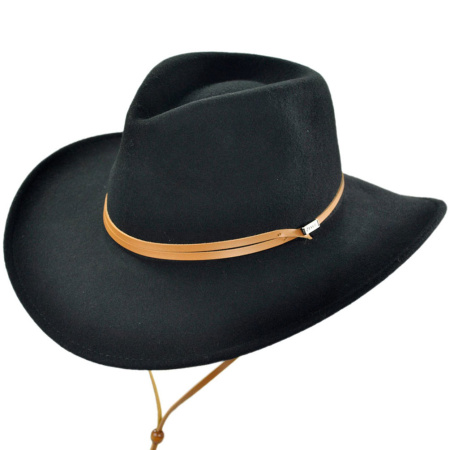  B2B Jaxon Outback Hat with Chincord - Black