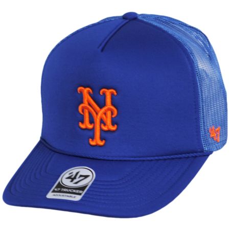 47 Brand New York Mets MLB Foam Mesh Trucker Snapback Baseball Cap