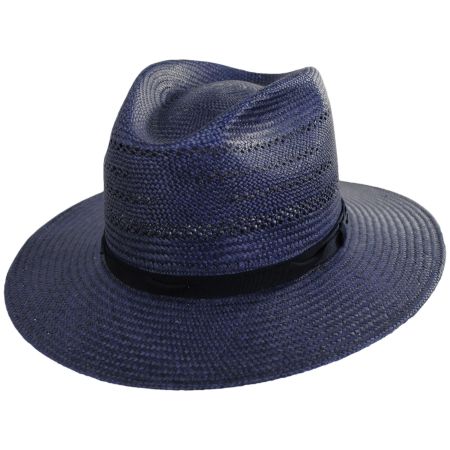 Bailey Coram Panama Straw Fedora Hat