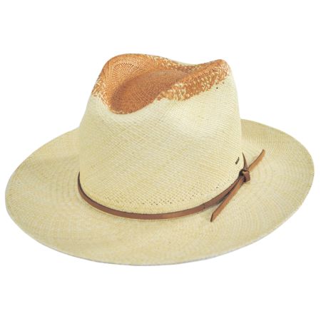 Bystrom Panama Straw Fedora Hat
