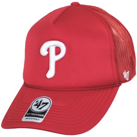 47 Brand Philadelphia Phillies MLB Foam Mesh Trucker Snapback Baseball Cap