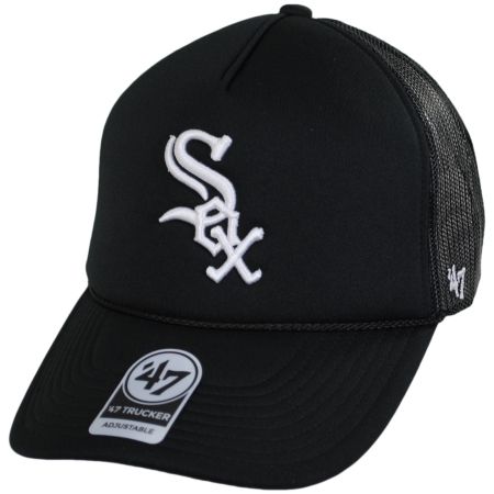 47 Brand Chicago White Sox MLB Foam Mesh Trucker Snapback Baseball Cap