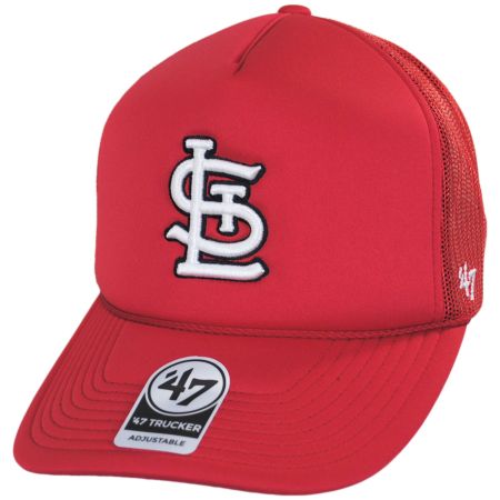 47 Brand St. Louis Cardinals MLB Foam Mesh Trucker Snapback Baseball Cap