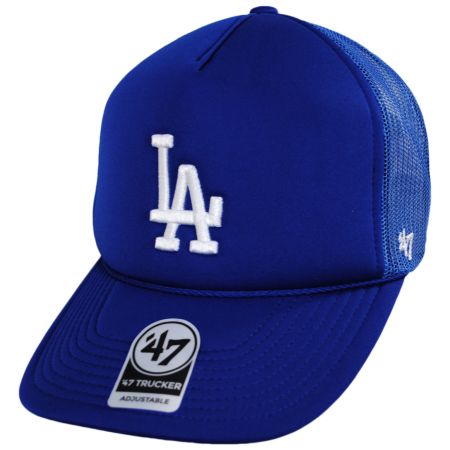 47 Brand Los Angeles Dodgers MLB Foam Mesh Trucker Snapback Baseball Cap