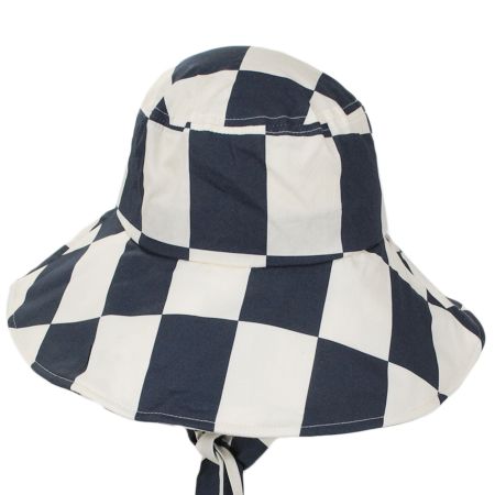 Jasper Cotton Checkerboard Packable Bucket Hat