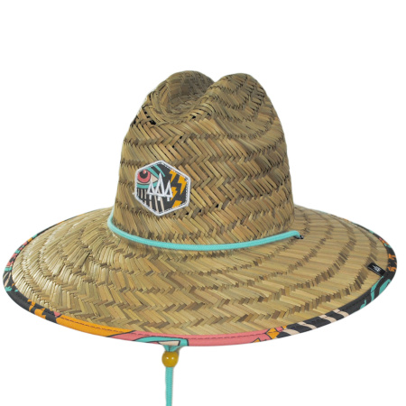 Hemlock Hat Co Youth Lucy Rush Straw Lifeguard Hat