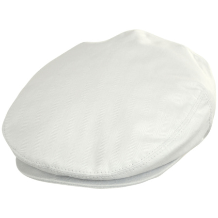  B2B Baskerville Hat Company Llanddew Cotton Herringbone Ivy Cap - Ivory