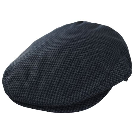 Bigalli Two-Tone Houndstooth Fabric Ivy Cap