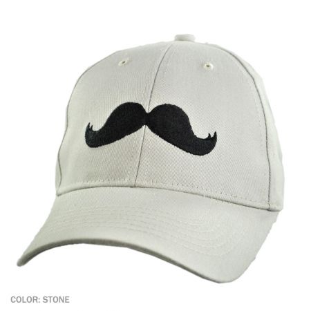  B2B Mustache Cotton Adjustable Baseball Cap
