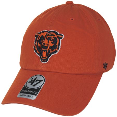 Chicago Bears NFL Clean Up Strapback Baseball Cap Dad Hat alternate view 4