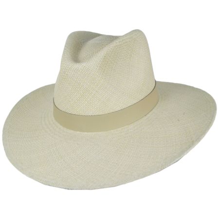 Brixton Hats Harper Panama Straw Fedora Hat - Sand