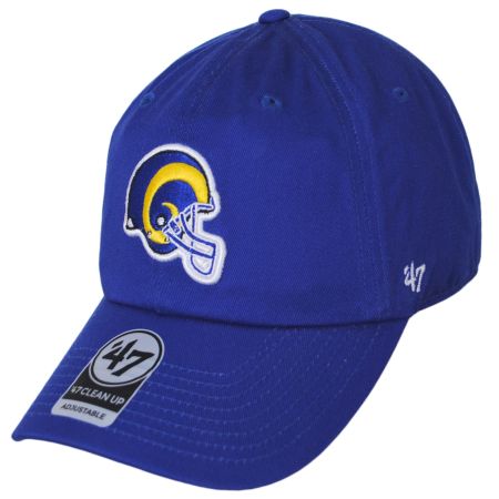 47 Brand Los Angeles Rams NFL Clean Up Legacy Strapback Baseball Cap Dad Hat