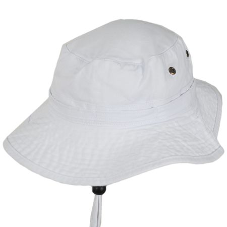 Village Hat Shop VHS Cotton Booney Hat - White