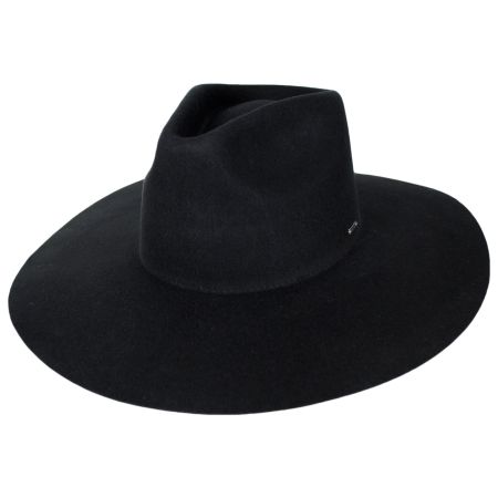 Brixton Hats Primrose Wool Felt Wide Brim Fedora Hat