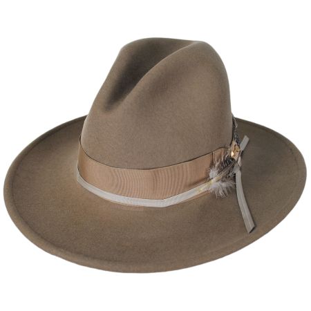 Conner Hats Men's Outlaw Western Shapeable Wool Hat, Black, XL