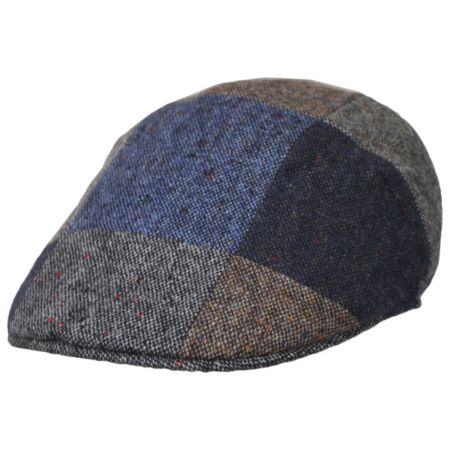 Stefeno Wool Patchwork Ascot Ivy Cap