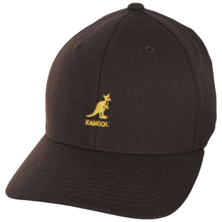 Kangol Logo Wool FlexFit Fitted Baseball Cap