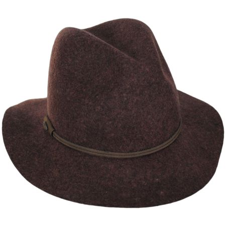 Scala Mystery Wool Felt Safari Fedora Hat