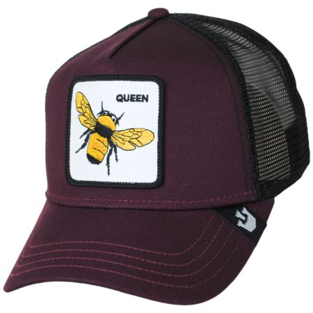 Queen Bee Mesh Trucker Snapback Baseball Cap alternate view 9