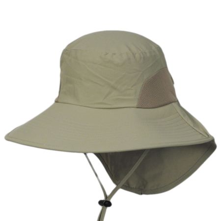 Scala Clarice Nylon Trail Hat with Bow