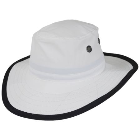 Dorfman Pacific Company Jetty Supplex Booney Hat - White
