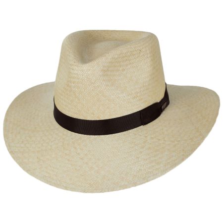 Scala Belloso Grade 3 Panama Straw Outback Hat