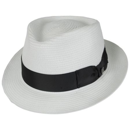 Bigalli Alessandro Toyo Braid Fedora Hat
