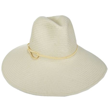 Nikki Beach Valentin Toyo Straw Fedora Hat