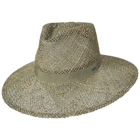 Brixton Hats Joanna Seagrass Straw Fedora Hat