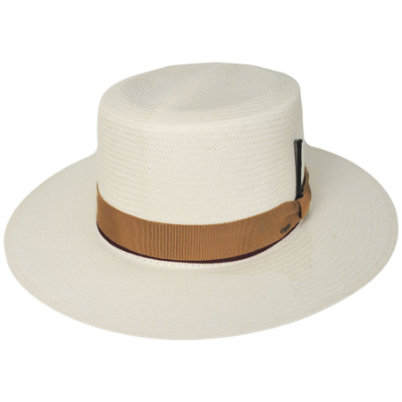 Newhall Shantung LiteStraw Boater Hat alternate view 6