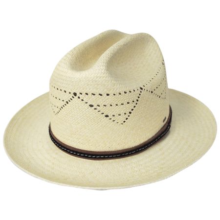 Moren Vented Panama Straw Western Hat alternate view 5