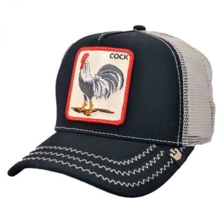 Goorin Bros Cock Mesh Trucker Snapback Baseball Cap - Black
