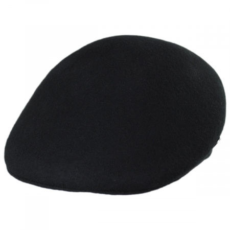 Flat cap - Jaxon Hats Marl Tweed Big Apple Cap (black)
