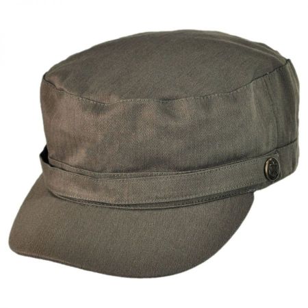 Jaxon Hats Herringbone Cotton Cadet Cap