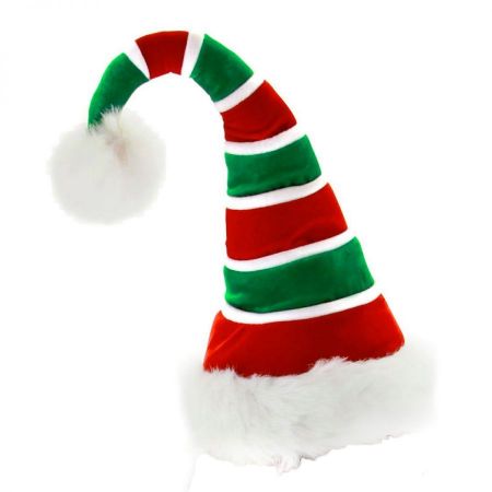 Elope Striped Santa Hat