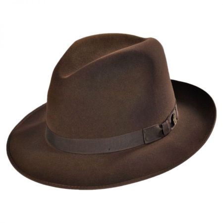 Stetson Runabout Packable Fur Felt Fedora Hat